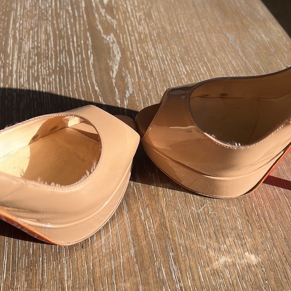 Christian Louboutin Lady Peep 150 mm Nude 36.5 - Picture 13 of 15